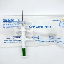 1,4*8 100 шт./лот FDX-B ISO11784/785 RFID Id инжектор ПЭТ стеклянная бирка микрочип шприц для животных чип Свинья Корова Крупный рогатый скот лошадь собака