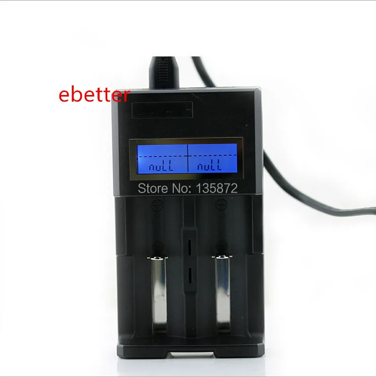 Intelligent 18650/26650 charger two bay Reverse polarity protection