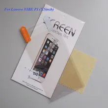 Хорошее качество 5,5 ''ПЭТ прозрачная защитная пленка для Lenovo Vibe P1 Защитные пленки 500 шт/партия DHL