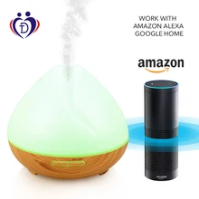 400 мл Wifi смарт Голосовое управление аромат эфирные масла ладан горелки увлажнитель воздуха ароматерапия диффузор очиститель