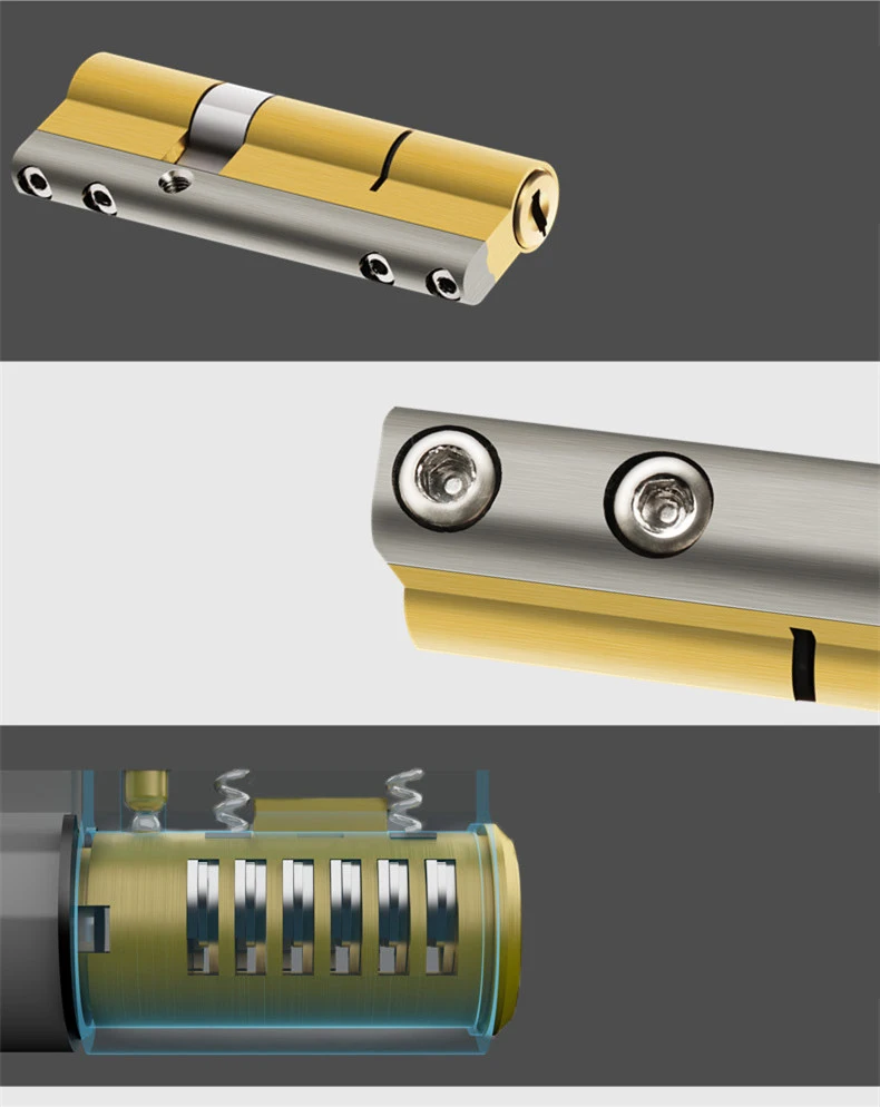 Управление один и тот же ключ открыть все 80 мм цилиндр анти-прорезание стальной бар латунный серпантин паз дверной замок цилиндр
