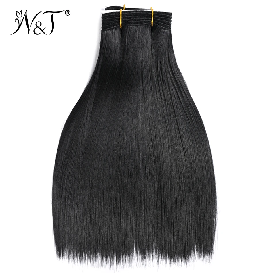 Прямые Волосы Tissage Синтетические Weave Связки Прямой Синтетический Наращивание
