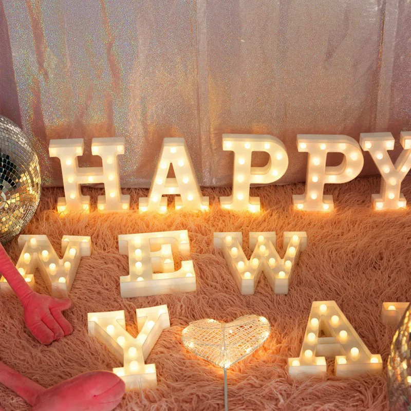 

Proposed Props Letter Light Lamp I LOVE YOU Remote Control Alphanumeric lights LED Holiday Wedding Party Decoration Lighting