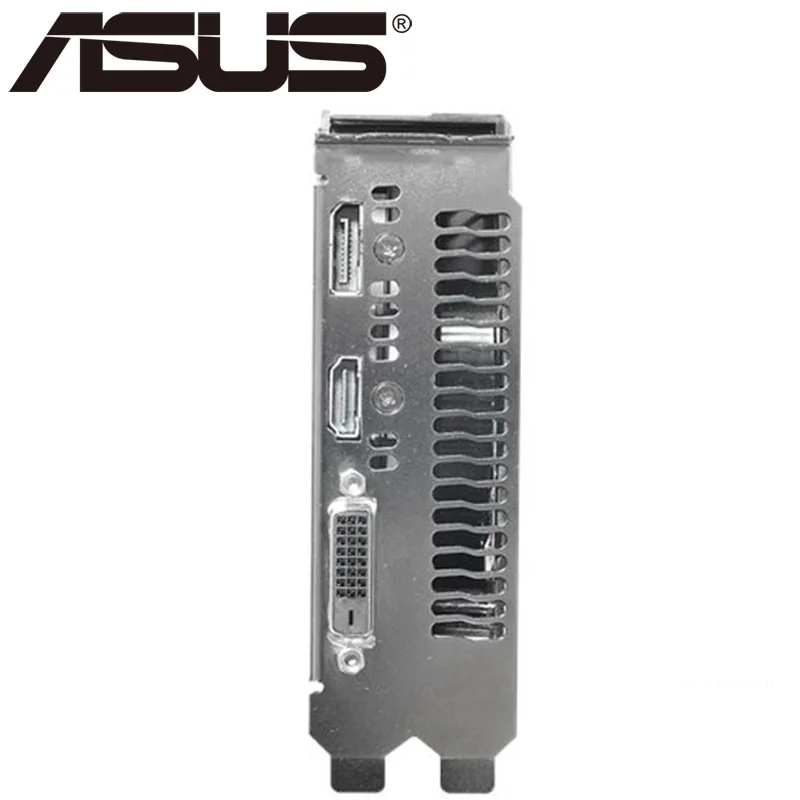 Оригинальная Видеокарта ASUS GTX 1050 Ti, 4 Гб, бит, GDDR5, графические карты для nVIDIA, карты VGA Geforce GTX 1050ti, Hdmi Dvi, игровая, б/у-5