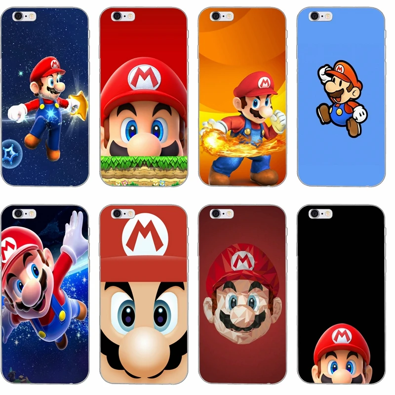 

super mario bros Flexible Soft phone case For Xiaomi Mi A2 6X 8 SE Lite Mix Max 3 Redmi S2 6A Note 6 Pro Pocophone F1