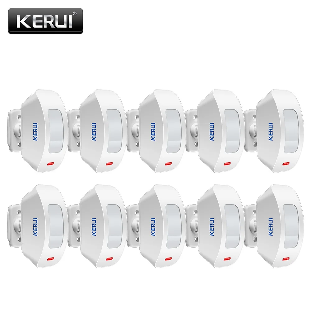 KERUI беспроводной оконный занавес PIR датчик движения для системы домашней сигнализации 433 МГц для G19 G18 8218G M7 Alarme система - Цвет: kit 3
