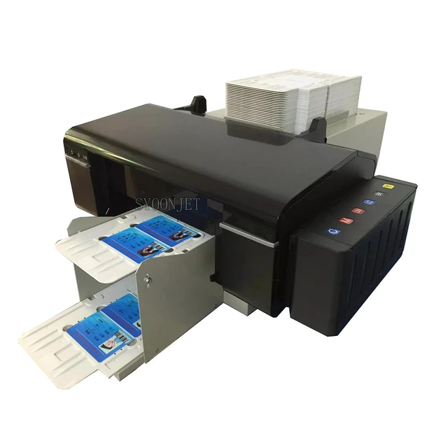 Automatic Pvc Id Cards Printer With 52 Trays For Epson L800 Printer For Id Card Cd-dvd Machine - Printers AliExpress