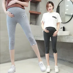 Pregnant women's underwear summer thin style seven points, pregnant women's trousers large size bracket pants Pregnant women's underwear summer thin style seven points, pregnant women's trousers large size bracket pants