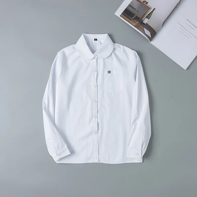 Купить Белую Рубашку Для Девочки