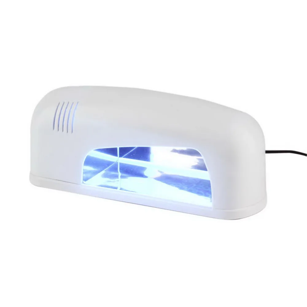 Professional White Nail Led UV 9W Lamp light Nail Art Gel Curing Dryer Fast Drying for