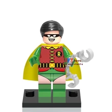 50 шт. строительные блоки супергероев Робин комиксов, блоки, друзья для девочек и мальчиков, детские игрушки brinquedos menina