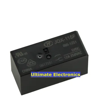 

5pcs JQX-115F-005-1ZS1 HF115F-005-1ZS1 A set of conversion 5 pin 12A relay
