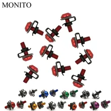 CNC Aluminum Motorcycle Fairing Screws Custom Body Spring Bolts For HONDA CRF450R CRF250X CRF450X CRF 450R 250X 450X Accessory CNC Aluminum Motorcycle Fairing Screws Custom Body Spring Bolts For HONDA CRF450R CRF250X CRF450X CRF 450R 250X 450X Accessory
