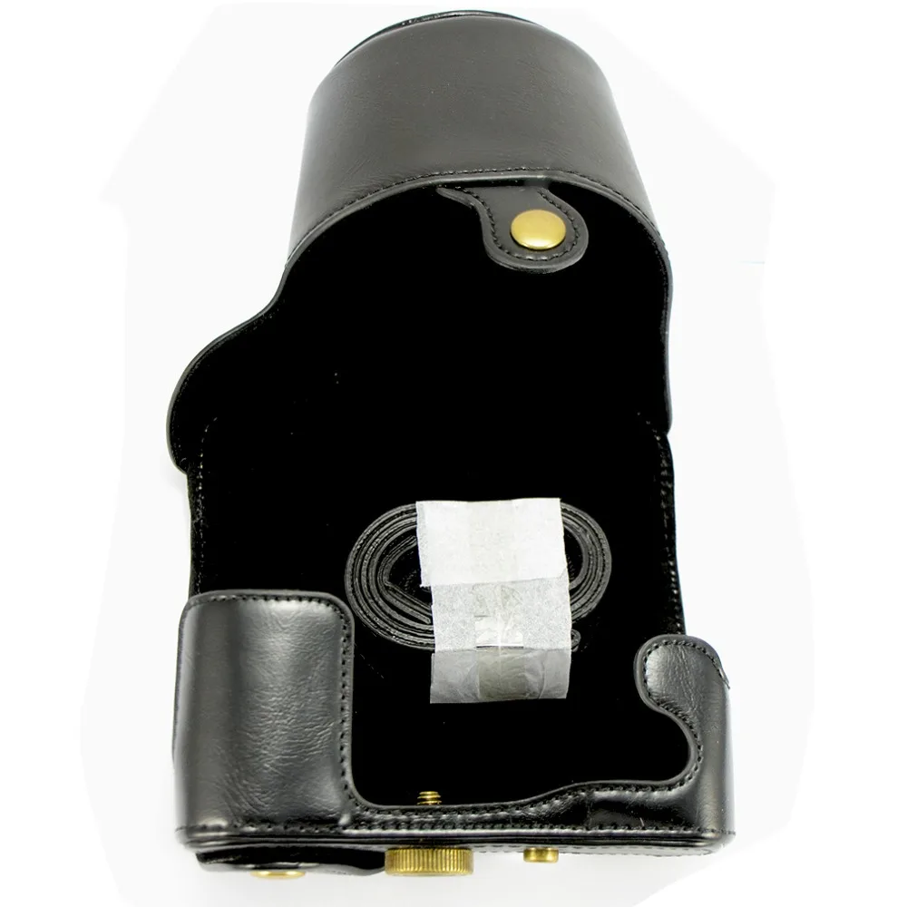 Полный корпус Точная посадка из искусственной кожи чехол для Fujifilm Fuji X-A7 XA7 X-A5 X-A20 xa5 xa20 15-45 мм крышка объектива с плечевым ремнем