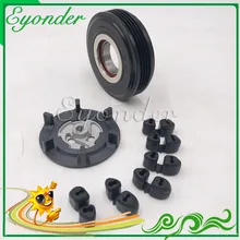 A/C Conjunto de Embreagem do Compressor de Refrigeração Ar Conditoning Polia Set para BMW Série 5 E61 E60 540i 545i 550i 64509174805 6953474