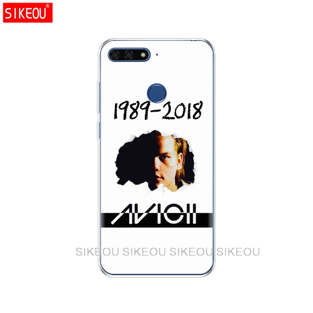 Силиконовый чехол для телефона Huawei Honor 7A PRO 7C Y5 Y6 Y7 Y9 2017 2018 Prime Avicii DJ Tim Bergling|Бамперы| |