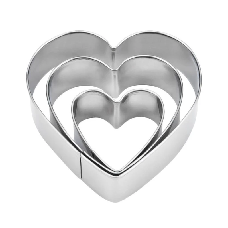 2018 New   Stainless Steel Cake Biscuit Cookie Cutter Mold DIY Baking Pastry Tool Easy operation Lightweigh Hot C0404#0         06