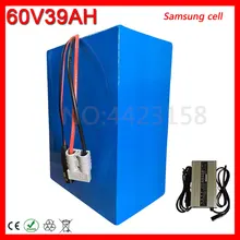 60V 2000W 2500W 3000W 4000W литий Батарея 60V 40AH Электрический велосипед Батарея 60V 40AH скутер Батарея использовать samsung сотовый+ Зарядное устройство