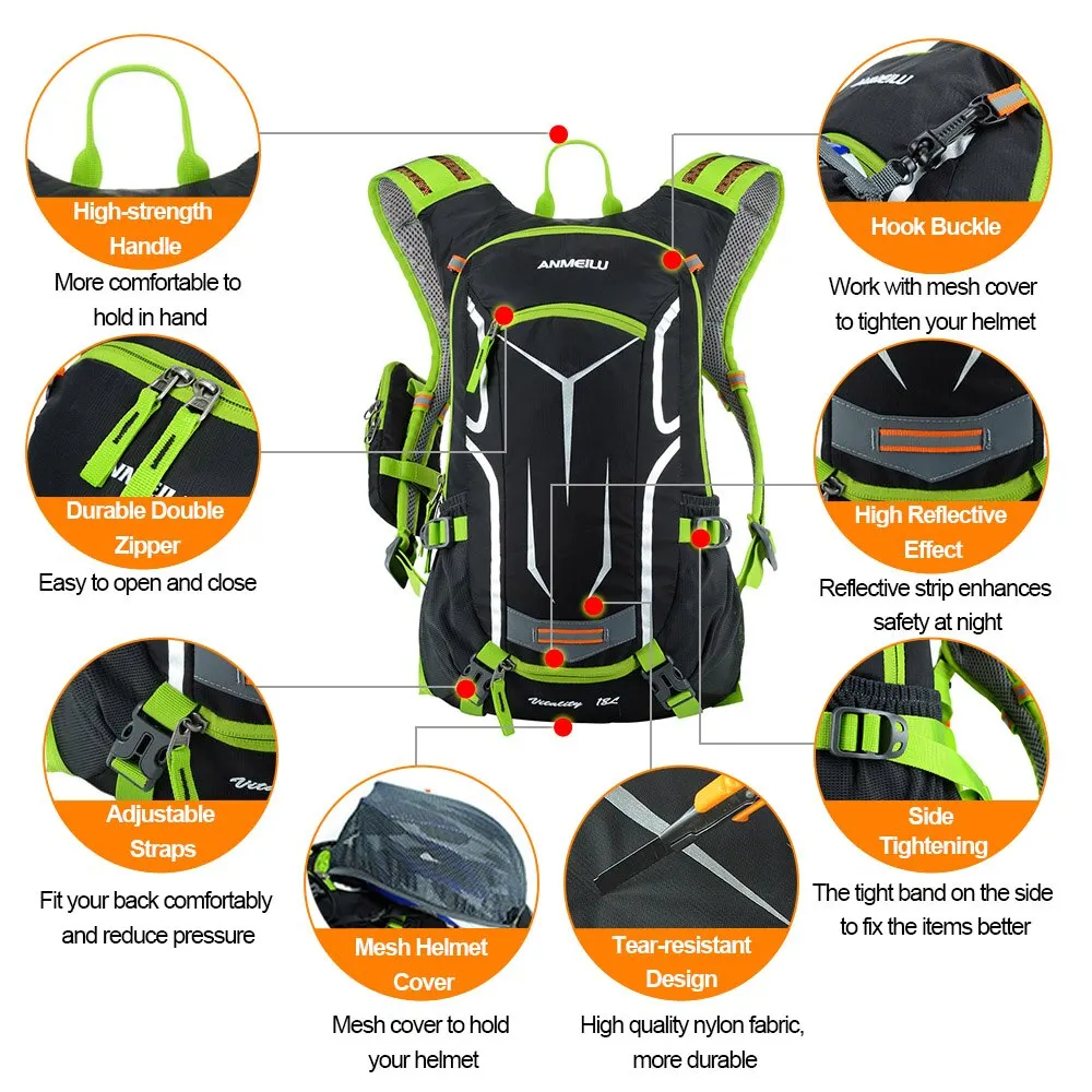 Excellent Ultralight MTB Bike Bag Lixada18L Water-resistant Cycling Bag For Bicycle Backpack with Rain Cover 11 Excellent Ultralight MTB Bike Bag Lixada18L Water-resistant Cycling Bag For Bicycle Backpack with Rain Cover 11