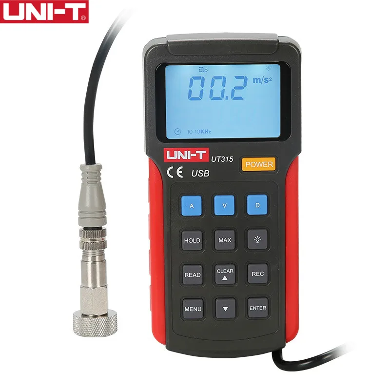 UNI T UT315 Digital Vibration Testers Vibration Acceleration Velocity