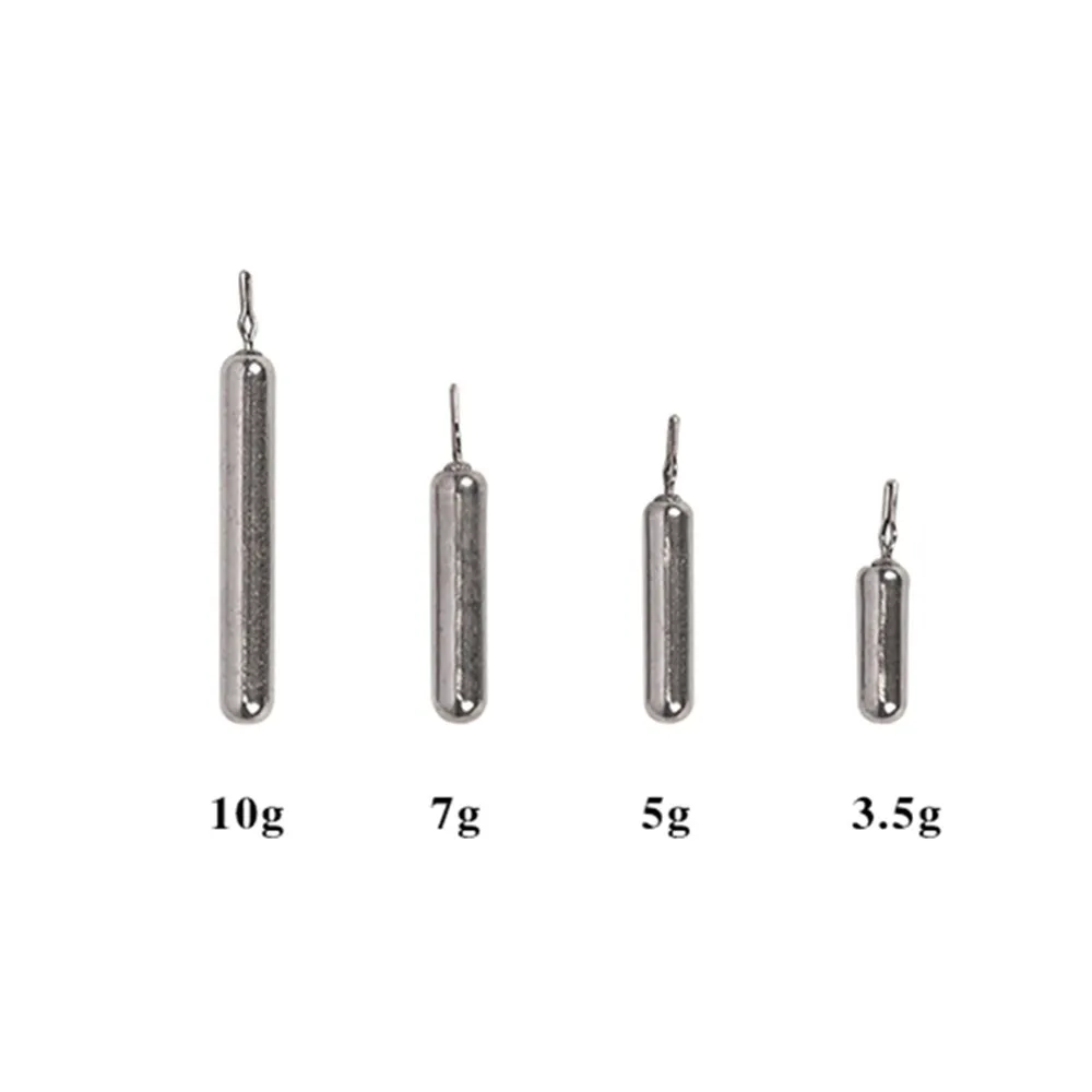 TSURINOYA P45 рыболовные свинцовые грузила 3,5 г 5 г 7 г 10 г вольфрамовые стальные свинцовые грузила для бас-снастей рыболовные аксессуары грузило для ногтей