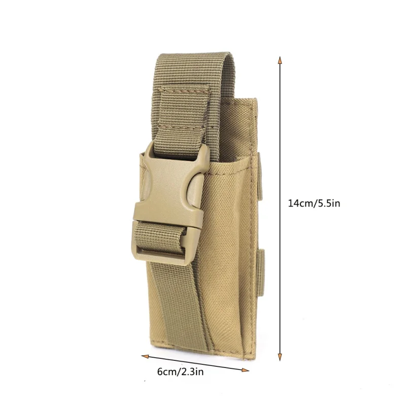 Tactical Single Pistol Magazine Pouch Military Molle Pouch Knife Flashlight Sheath Airsoft Hunting Ammo Camo Bags New