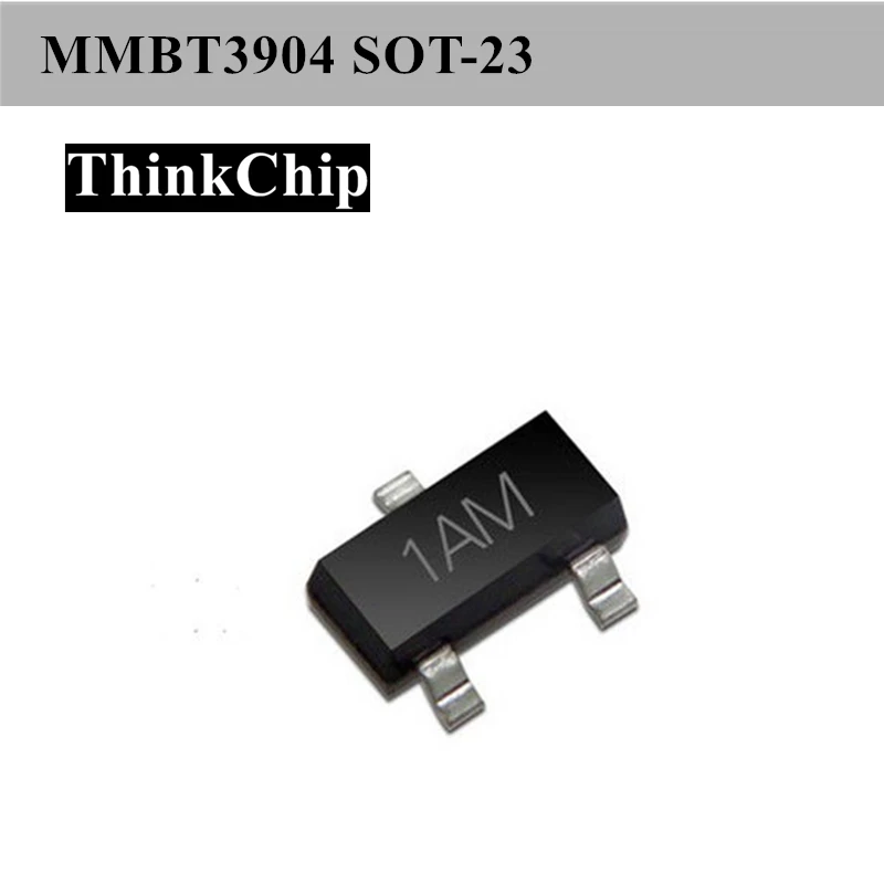 (100 개) MMBT3904 1AM SOT-23 2N3904 3904 SMD 삼극관 NPN 신호 트랜지스터 40V 200mA