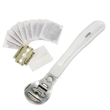 

Hot Sale Dry Hard Skin Remover Foot Callus Shaver Corn Cutter Tool Pedicure+10 Blades Set