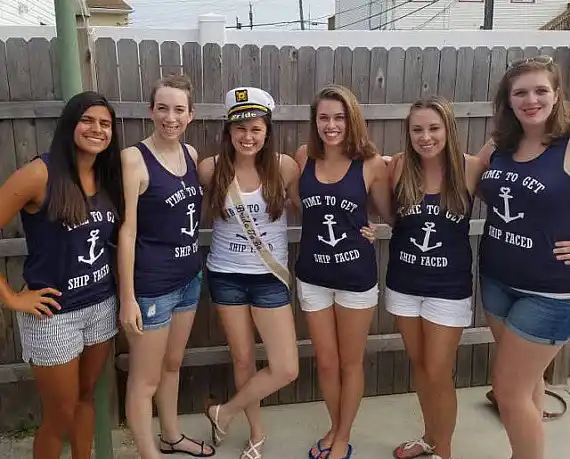 Nautical bridesmaid shirts Clearance