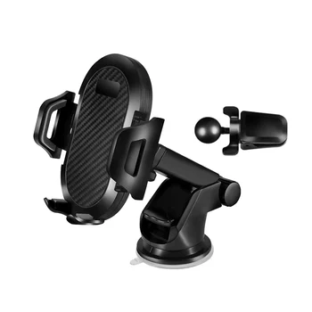 

New 1 Pcs Car Mobile Phone Holder Stand Anti-slip Telescopic 360 Degree Rotation