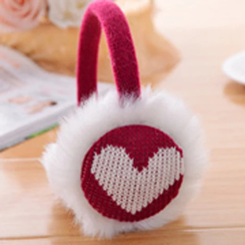 Buy Women fluffy plush Fur Earmuffs Girls Cute Ear