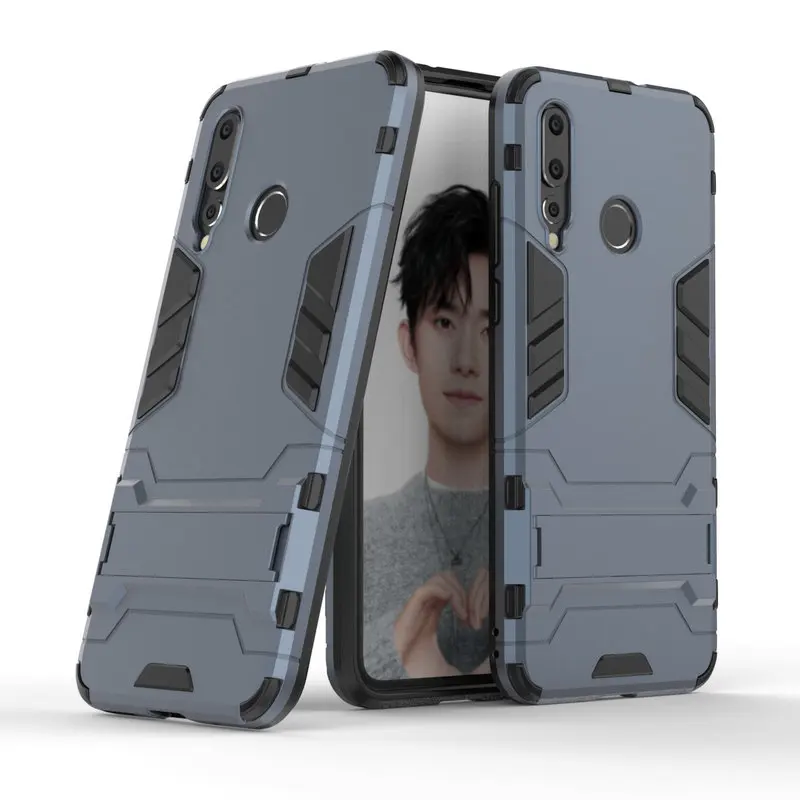 

Armor Shock Proof Case For Huawei Nova 4 Nova4 3D Shield PC+Silicone Phone Case Cover For Huawei Nova 4 Nova4 Case Fundas Capa