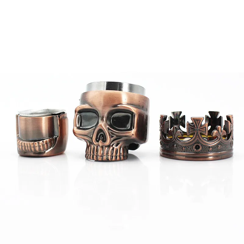 King Skull металлическая табачная травяная мельница для пряностей измельчитель Shantou