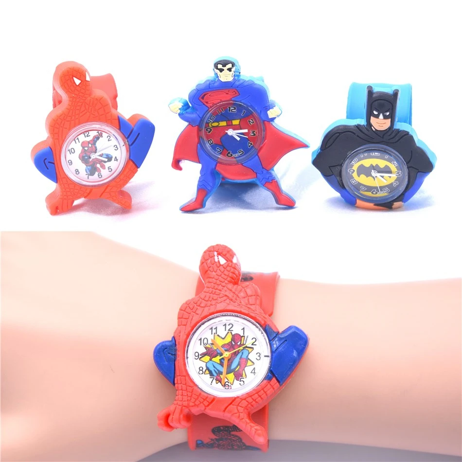 Children's Watches 3D Cartoon Super Hero Wrist Watches kid Baby Watch Clock Quartz Watches for Girls Boys Gifts Relogio Montre Children's Watches 3D Cartoon Super Hero Wrist Watches kid Baby Watch Clock Quartz Watches for Girls Boys Gifts Relogio Montre