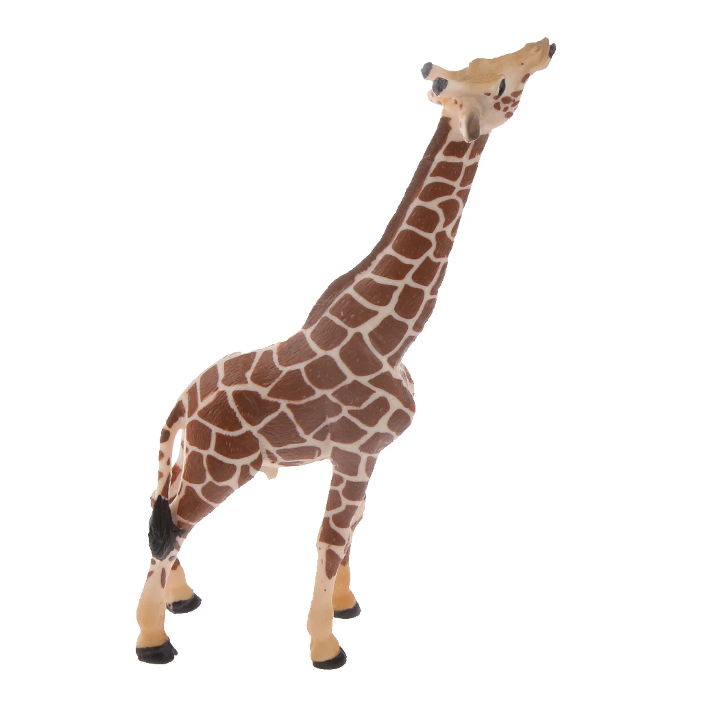 MagiDeal 1Pc Realistic Lion Giraffe Zebra Wildlife Zoo Animal Model Action Figure Kids Toy Collectibles Decoration Birthday Gift