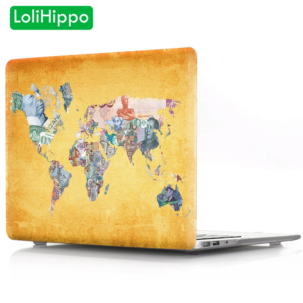 LoliHippo серии Great View защитный футляр для ноутбука Macbook Air Pro 11 12 13 15 дюймов чехол A1398 A1369