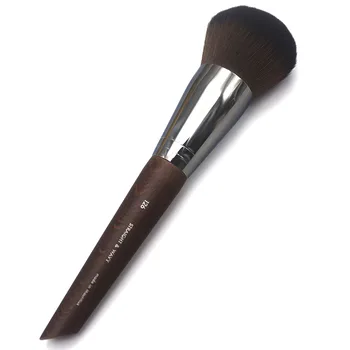 

New Arrival Straight and wavy Wood Handle dome-shaped dense brush for applying Powder Brush Mediun 126 Makeup Brushes