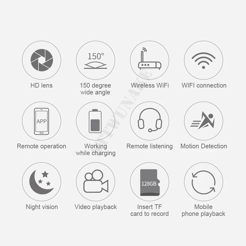 Миниатюрная Wi Fi IP камера hd секретная micro small 1080p беспроводная videcam для дома и улицы