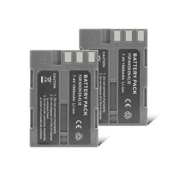 

2Pcs 1800mAh EN-EL3e EN EL3e EL3a ENEL3e Digital Camera Battery for Nikon D50 D70 D70S D80 D90 D100 D200 D300 D300S D700 D900