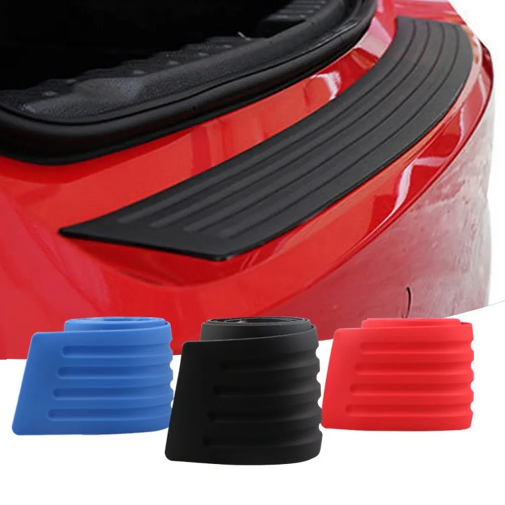 Резиновый Автомобильный бампер, автомобильная Защита от царапин, полоса, Задний защитный бампер, протектор Защитная Автомобильная наклейка