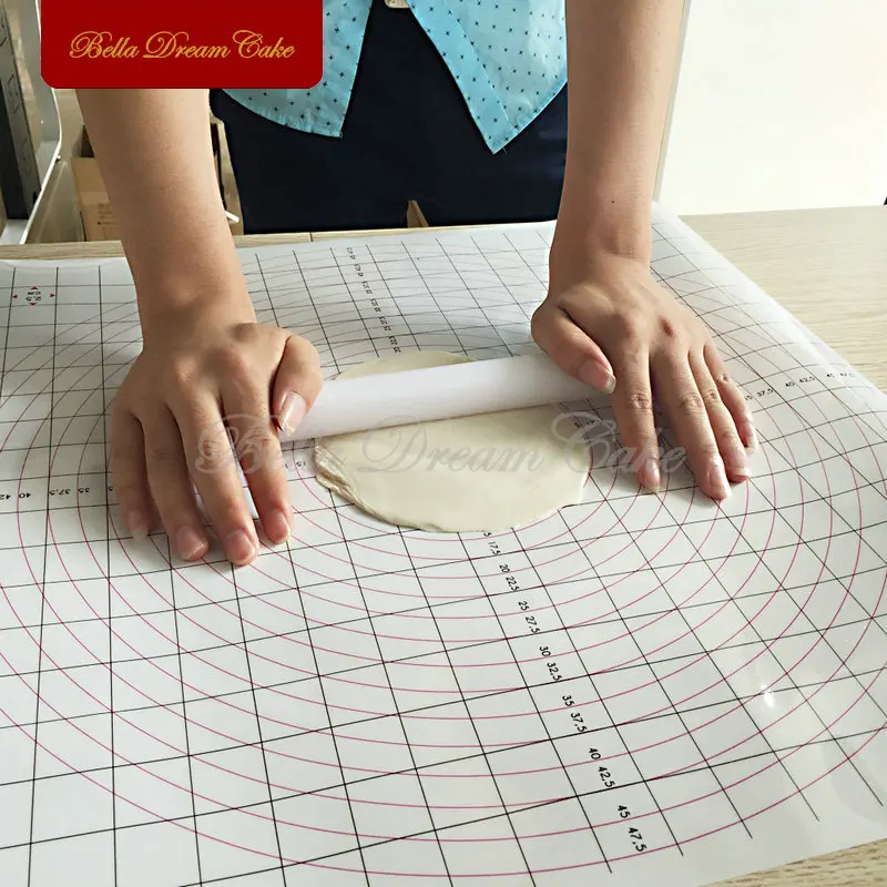 Cookie Cake Release Mat Large Square Ruler Split Mat Pad Fondant DIY Baking Tools Rolling Fondant
