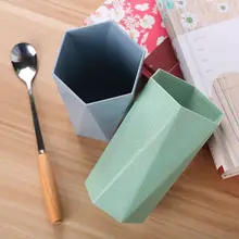 Nordic Стиль пластиковые чайные чашки экологически чистые пшеничной кружка с ремнем Кофе Чай молочный напиток Кубок Главная Ванная комната Зубная щётка чашки