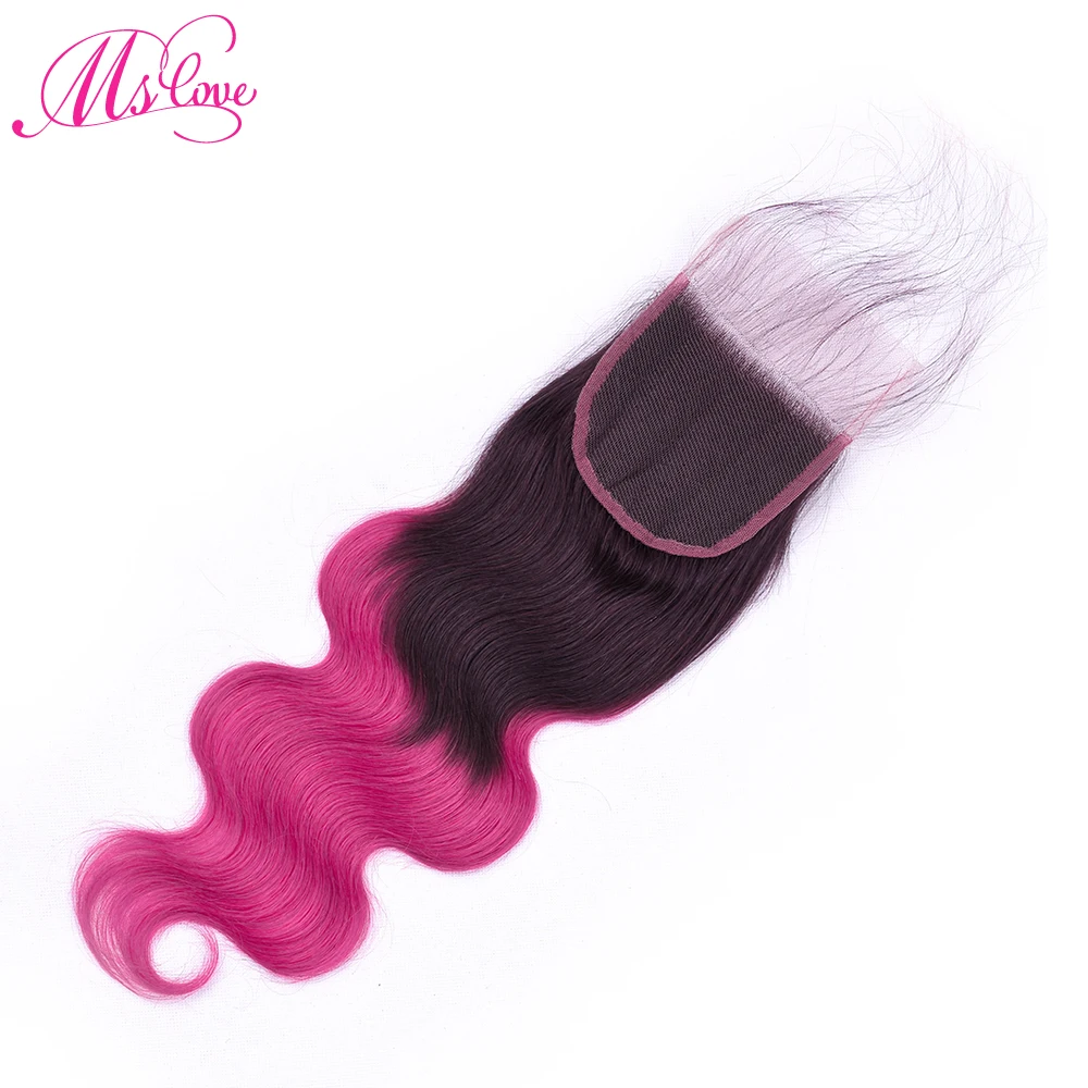 Ms Love Pre Colored Hair Body Wave T1b Red Bundles With Closure Remy Ombre Brazilian Human Hair Bundles With Lace Closure Ms Love Pre Colored Hair Body Wave T1b Red Bundles With Closure Remy Ombre Brazilian Human Hair Bundles With Lace Closure