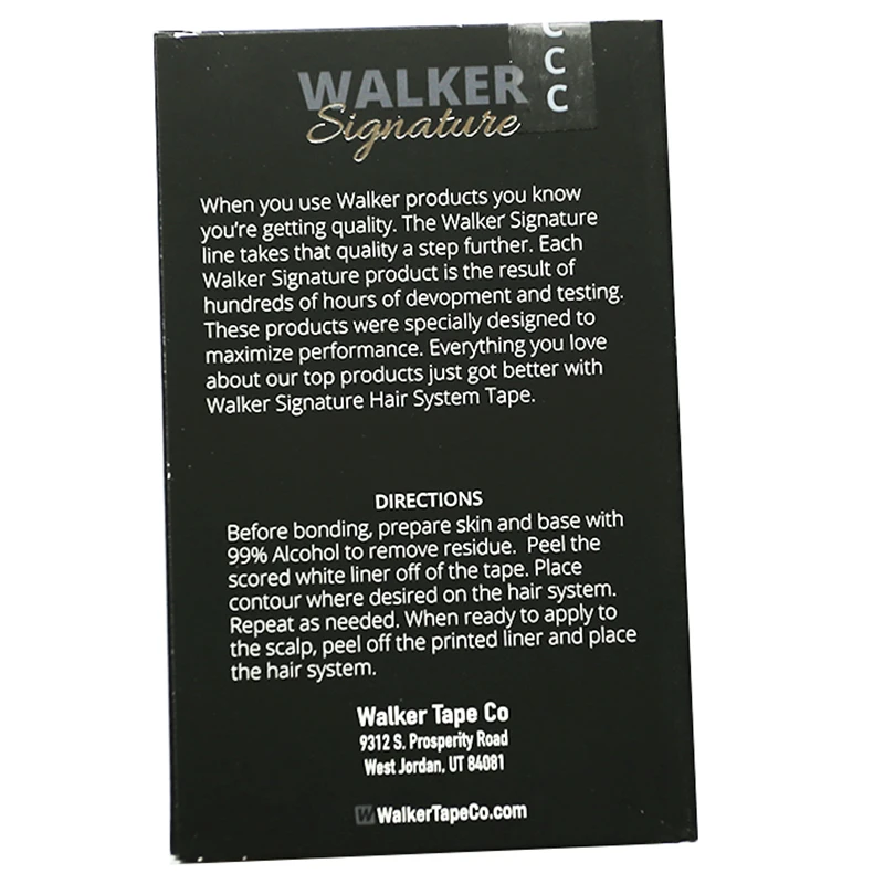 Top quality Walker signature tape Hair Tape Adhesive Double Side Medical US Walker Tape For Lace Wigs Toupees walker tape