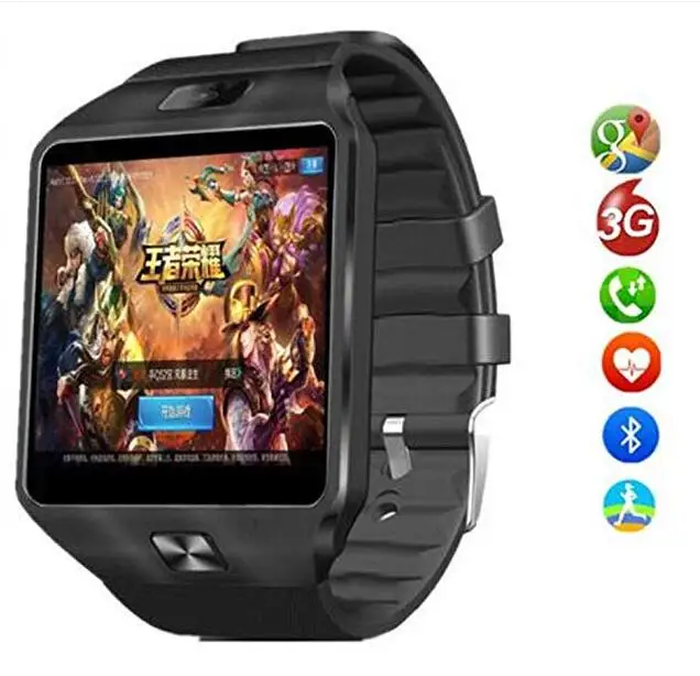 Часы 3g wifi QW09 Android Смарт-часы 512 МБ/4 ГБ Bluetooth 4,0 в режиме реального времени шагомер sim-карта вызов анти-потеря Smartwatch