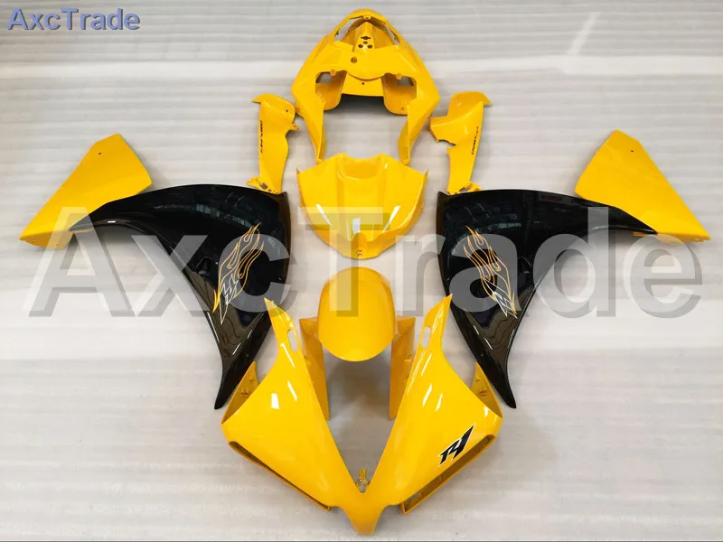 Мотоцикл Обтекатели для Ямаха YZF-Р1000 и YZF-R1 и YZF 1000 2012 2013 2014 YZF1000 R1 и АБС-пластик инъекции обтекатель кузова желтый Мотоцикл Обтекатели для Ямаха YZF-Р1000 и YZF-R1 и YZF 1000 2012 2013 2014 YZF1000 R1 и АБС-пластик инъекции обтекатель кузова желтый