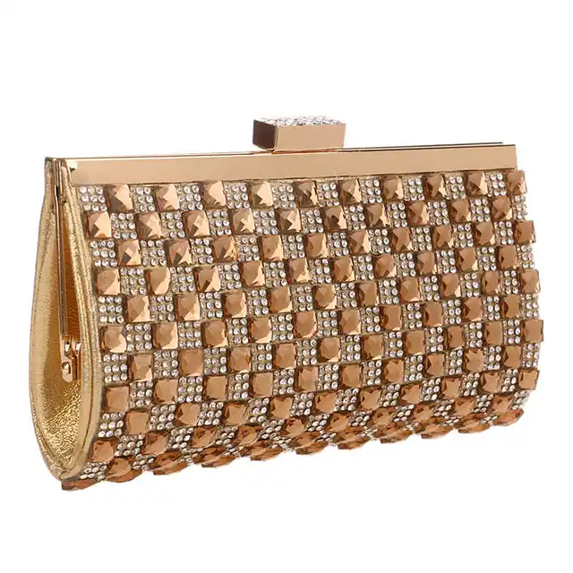 Rhinestones Small Women Evening Bags Banquet Bridesmaid Evening Bag