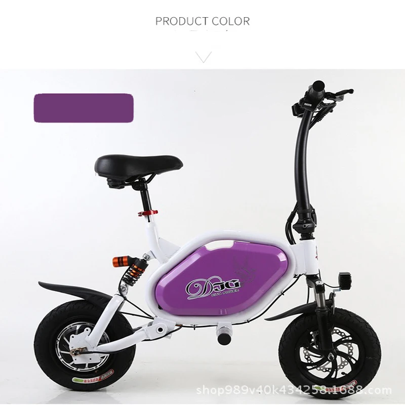 Flash Deal Adults Folding New Bicycle 100W 48V 20AH Lithium battery  Folding Mini 2 wheels Electric Scooter 4