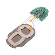 10 Вт Qi Быстрая зарядка беспроводное зарядное устройство PCBA печатная плата с двумя 2 катушками зеленый