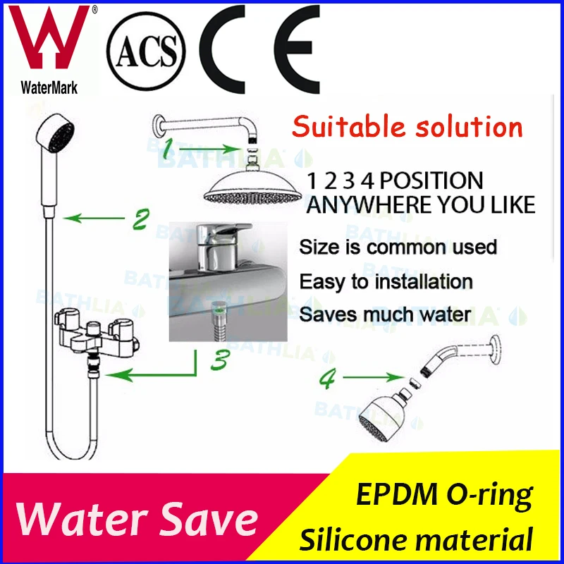 Водосберегающий регулятор потока душа 30%-70% водосберегающий душевой шланг комплект для мойки для G1/" Сменные аксессуары для смесителя